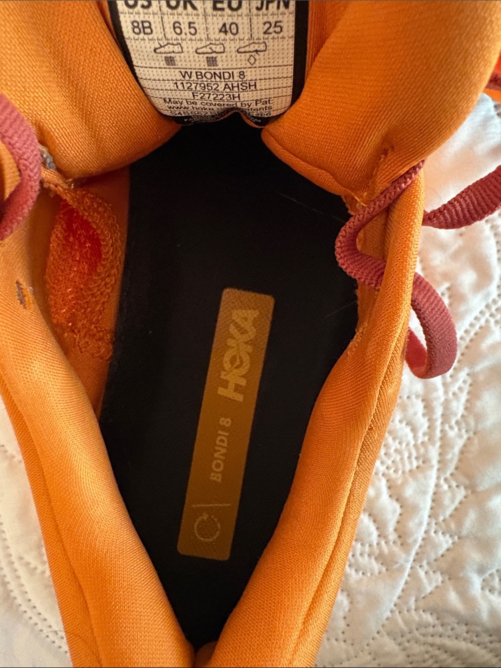 Women’s Hoka Bondi 8 Sneakers - Picture 9 of 13